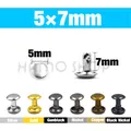 Nieten Doppel Kappe 5 bis 15 mm für Lederhandwerk – Farbe 5x7mm