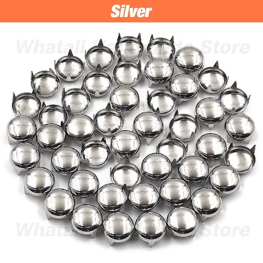 Nieten Metall Spike 6 bis 12 mm für Lederhandwerk