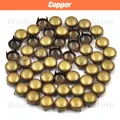 Nieten Metall Spike 6 bis 12 mm für Lederhandwerk – Farbe Round Copper