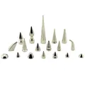 Nieten Spikes rund 7 bis 29 mm für Kleidung – 1