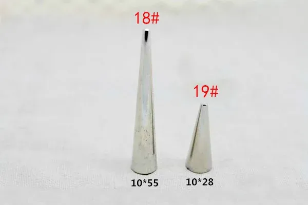 Nieten Spikes rund 7 bis 29 mm für Kleidung