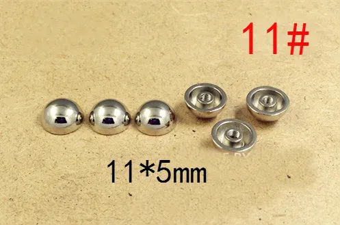 Nieten Spikes rund 7 bis 29 mm für Kleidung