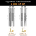 Nietwerkzeug Leder Edelstahl Messing Größen M bis L – Color 1 Set (size L-M)
