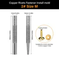 Nietwerkzeug Leder Edelstahl Messing Größen M bis L – Color Size M