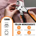 Nietzange mit 500 Nieten 10 mm für Leder und Stoffe – 7