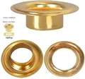 Öse Tülle Zange Kit mit 100 Gold Ösen 4,5 mm für Leder – 5