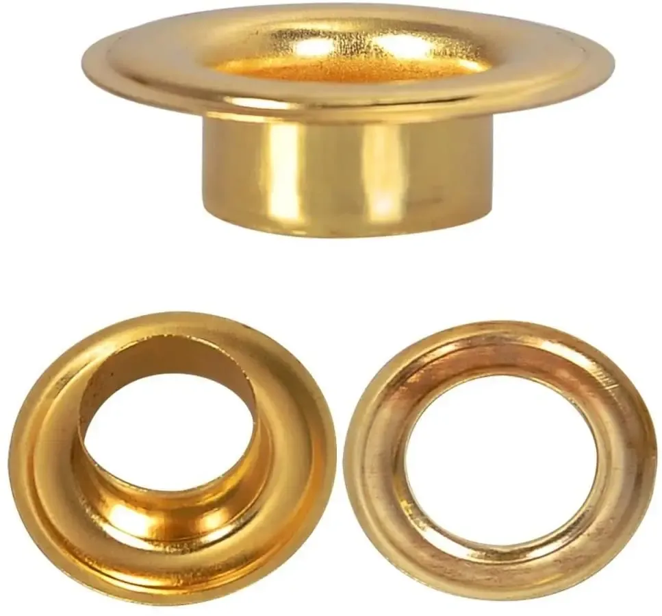 Öse Tülle Zange Kit mit 100 Gold Ösen 4,5 mm für Leder