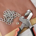 Ösenstanzzange mit 500 Ösen für Leder DIY Reparaturen – 1