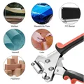 Ösenstanzzange mit 500 Ösen für Leder DIY Reparaturen – 3