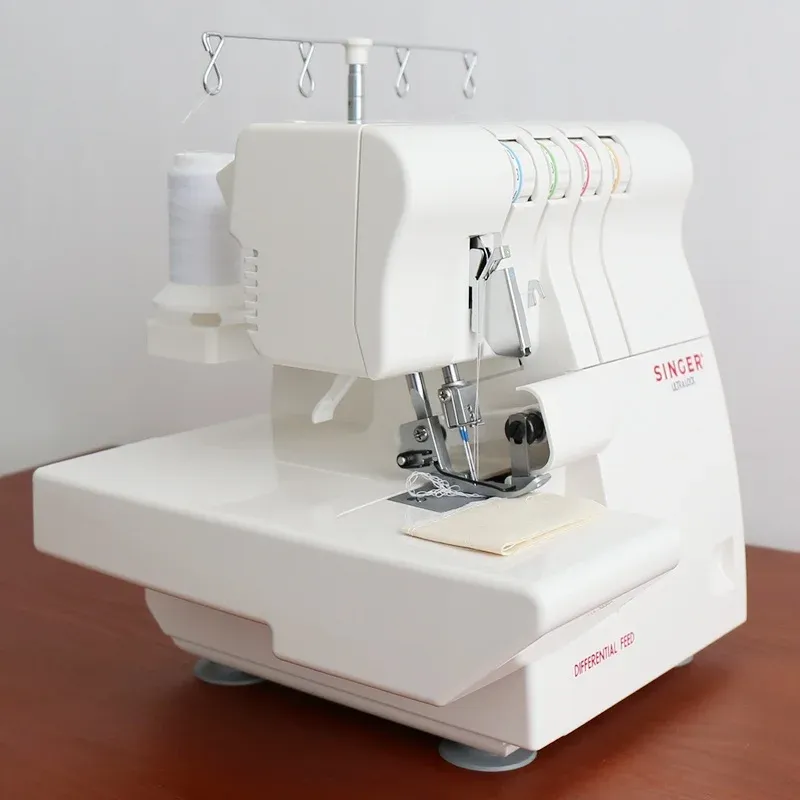 Overlock Nähmaschine elektrisch Haushalts flaches Bett für Leder