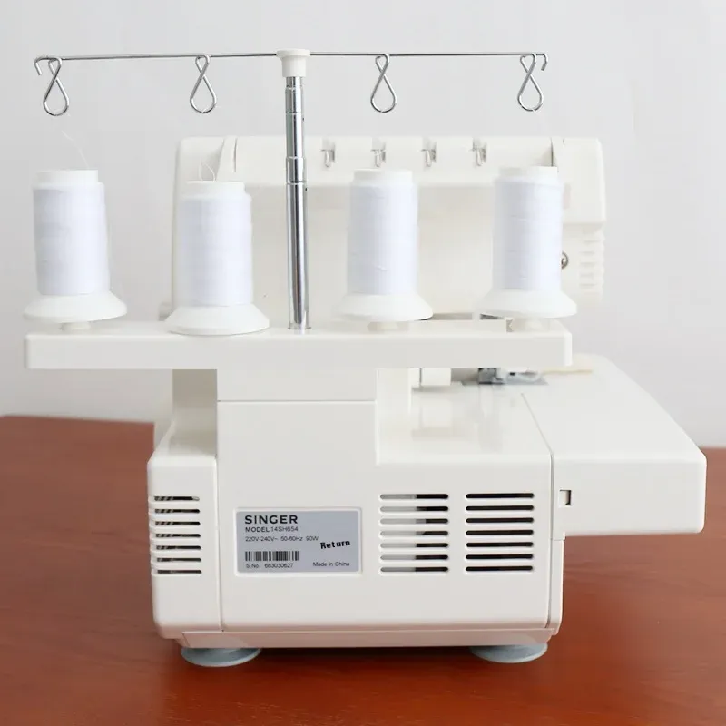 Overlock Nähmaschine elektrisch Haushalts flaches Bett für Leder
