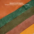 Pflanzlich Gegerbtes Rindsleder Vintage Matt Oberfläche DIY – 6