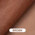 Pflanzlich Gegerbtes Rindsleder Vintage Matt Oberfläche DIY – Farbe Brown