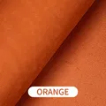 Pflanzlich Gegerbtes Rindsleder Vintage Matt Oberfläche DIY – Farbe Orange