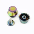 Pilz Niet Schnallen 8x6x11,5mm für Lederhandwerk 20 Stück – Farbe Colored-8x6x11.5mm