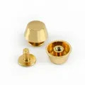 Pilz Niet Schnallen 8x6x11,5mm für Lederhandwerk 20 Stück – Farbe LightGold-8x6x11.5mm