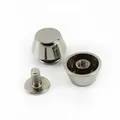 Pilz Niet Schnallen 8x6x11,5mm für Lederhandwerk 20 Stück – Farbe Silver-8x6x11.5mm