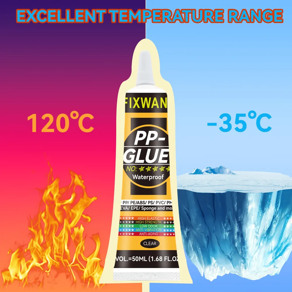 Polypropylenkleber 50 ml wasserfest für Kunststoff und Leder