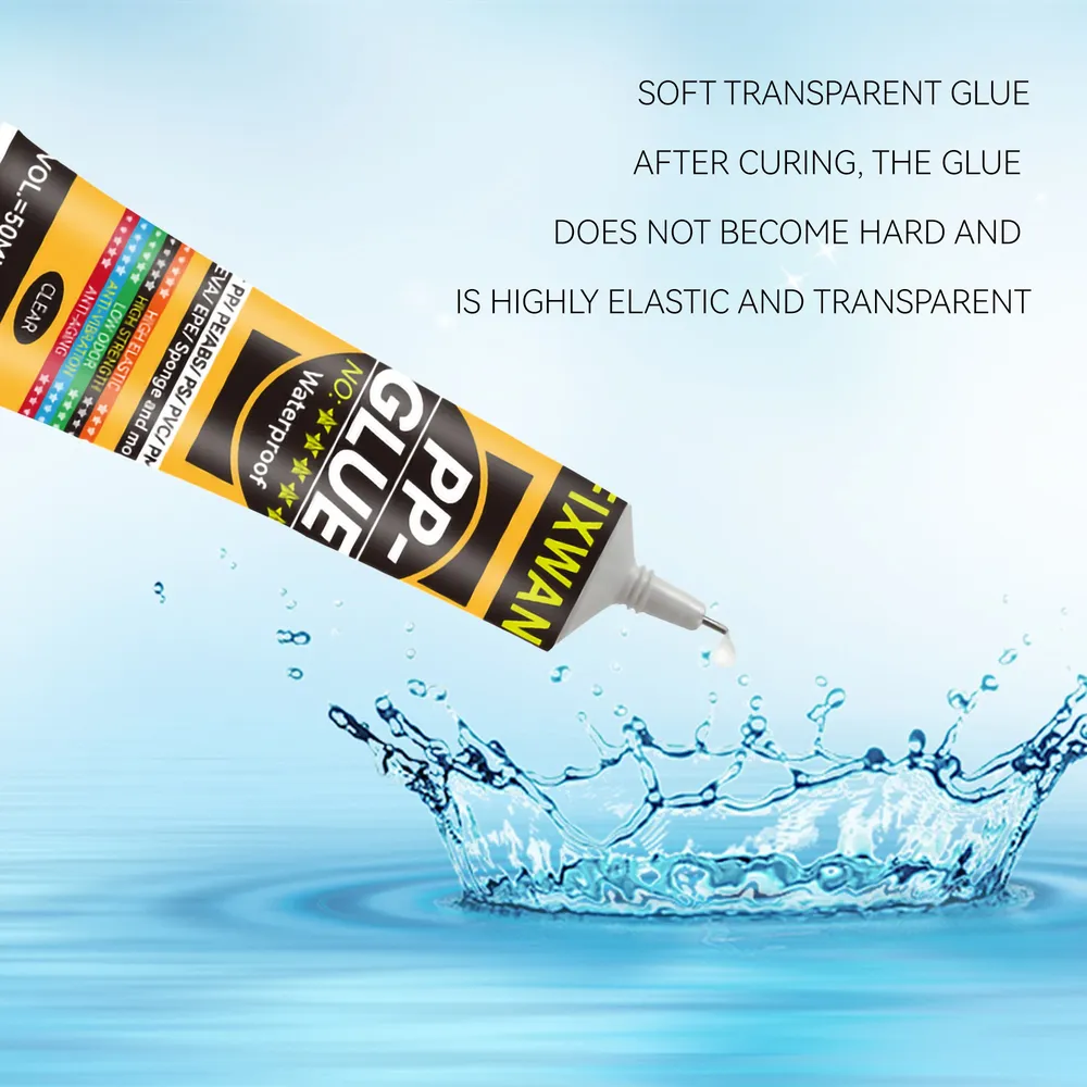 Polypropylenkleber 50 ml wasserfest für Kunststoff und Leder