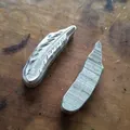 Prägestempel Feder Leder Aluminium 2 Stück – 3