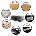 Prägestempel Leder Stahl 3 bis 6 mm für DIY Handwerk – 5
