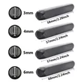 Prägestempel Leder Stahl 3 bis 6 mm für DIY Handwerk – 6