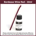 Professionelle Lederrandfarbe Ölfarbe für DIY Handwerk – Farbe Bordeaux-30ml