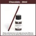 Professionelle Lederrandfarbe Ölfarbe für DIY Handwerk – Farbe Chocolate 30ml