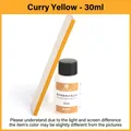 Professionelle Lederrandfarbe Ölfarbe für DIY Handwerk – Farbe Curry Yellow 30ml