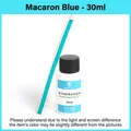 Professionelle Lederrandfarbe Ölfarbe für DIY Handwerk – Farbe Macarone Blue 30ml