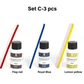 Professionelle Lederrandfarbe Ölfarbe für DIY Handwerk – Farbe Set C- 3 pcs