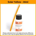 Professionelle Lederrandfarbe Ölfarbe für DIY Handwerk – Farbe Solar Yellow 30ml