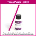 Professionelle Lederrandfarbe Ölfarbe für DIY Handwerk – Farbe Tosca-Purple-30ml