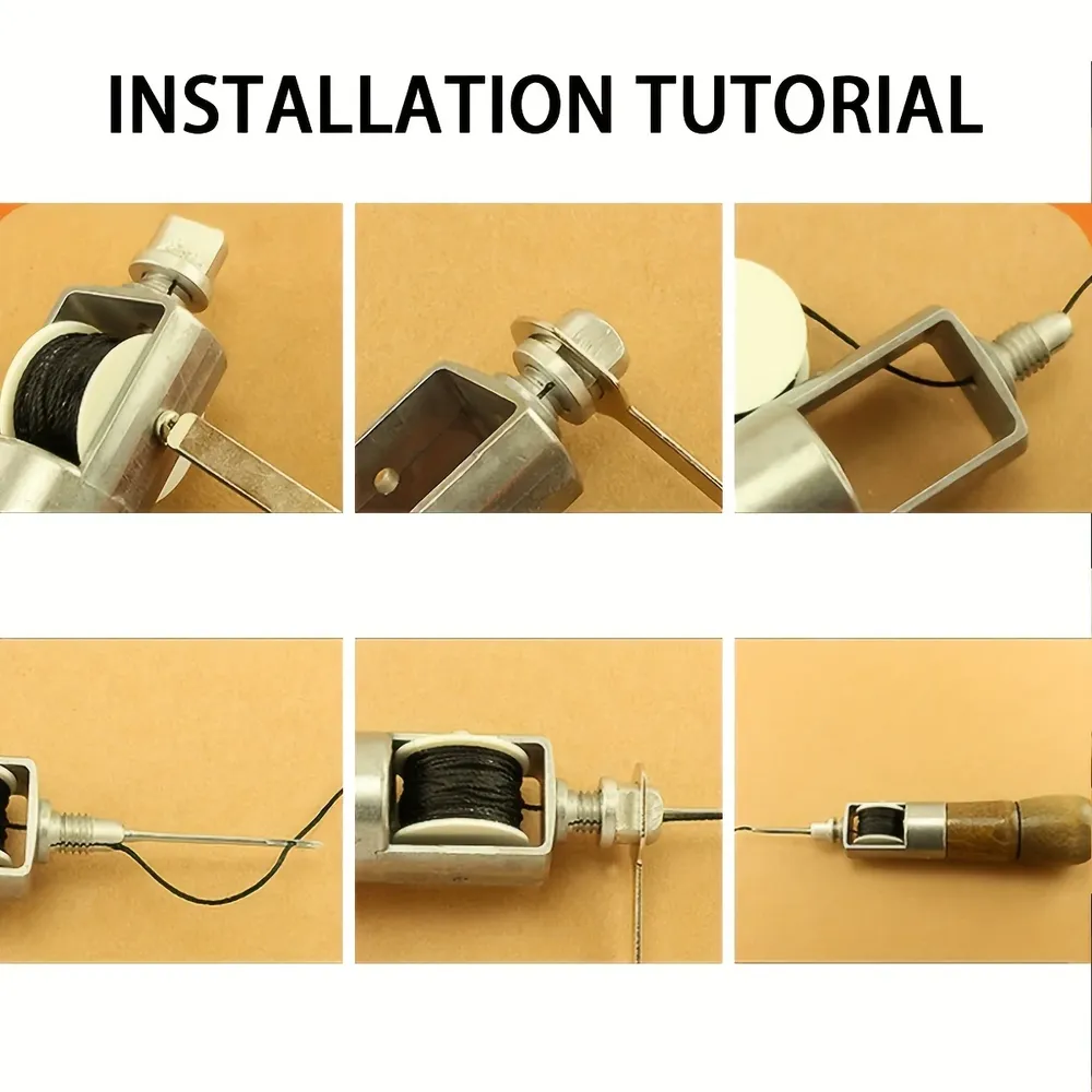 Professionelles Nähset 7-teilig Lederreparatur