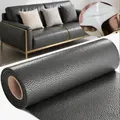 PU Leder Reparatur Patch Set 35 bis 55 cm – Farbe Dark Gray