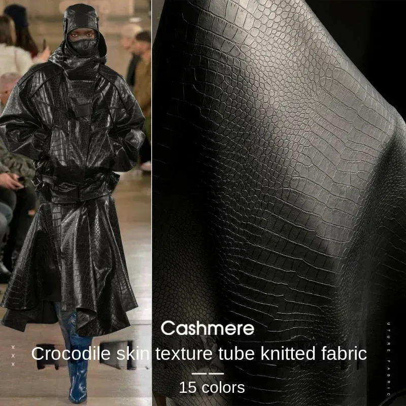 PU Leder Stoff Krokodil Muster Lychee Muster für Sofas und DIY