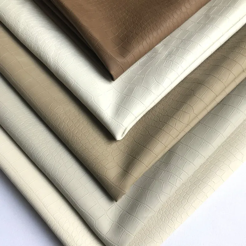 PU Leder Stoff Krokodil Muster Lychee Muster für Sofas und DIY
