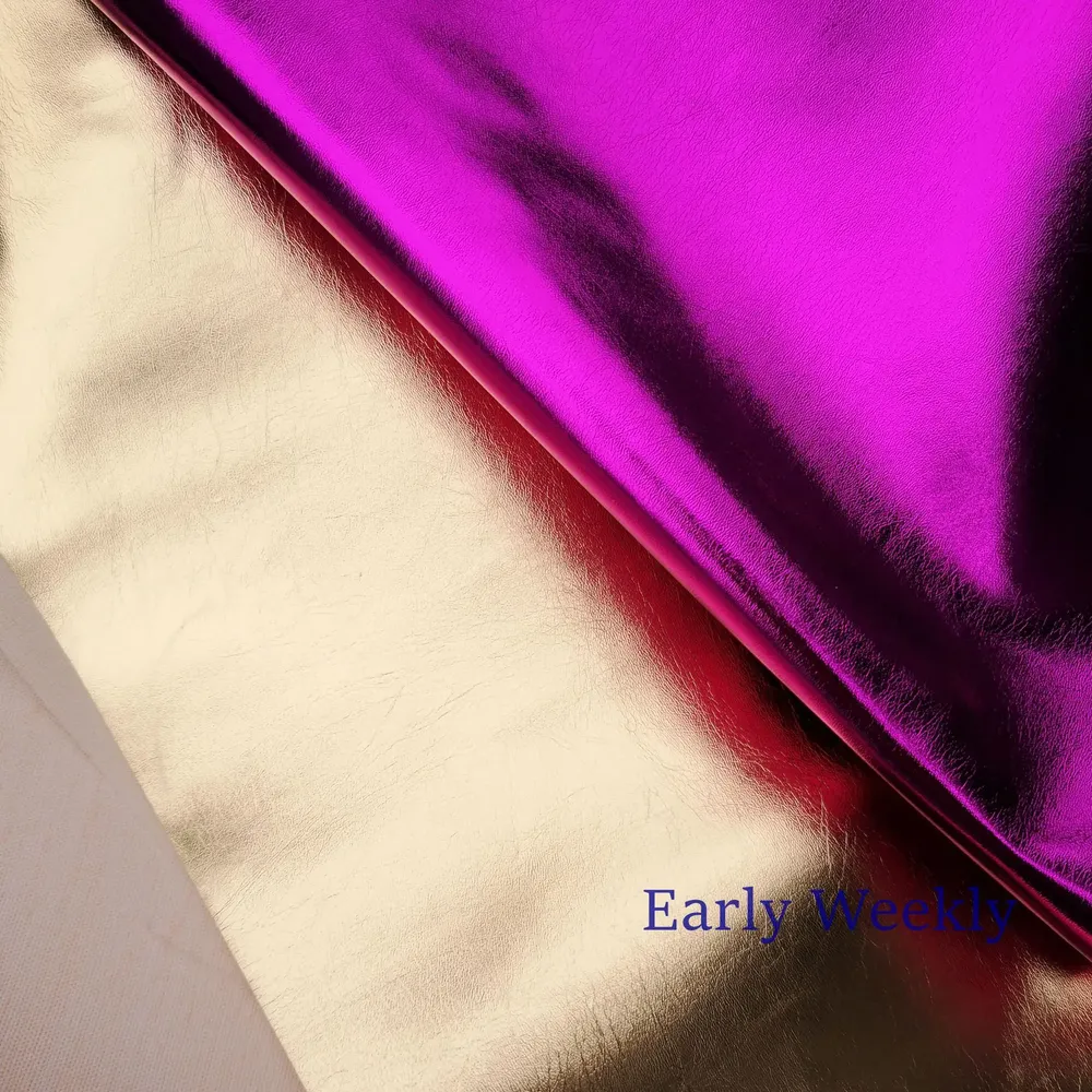 PU Leder Stoff Metallic Glanz Nähen Cosplay Ohrringe