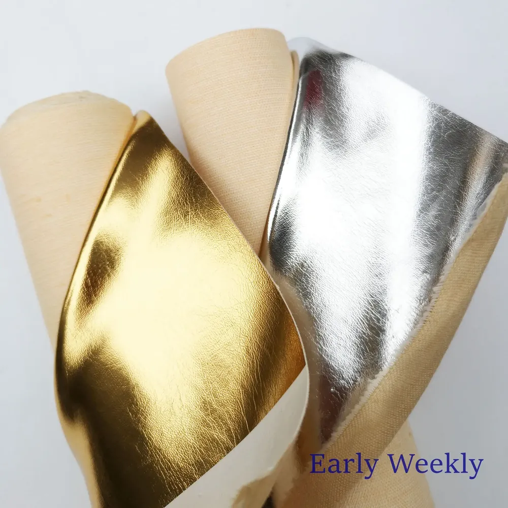 PU Leder Stoff Metallic Glanz Nähen Cosplay Ohrringe