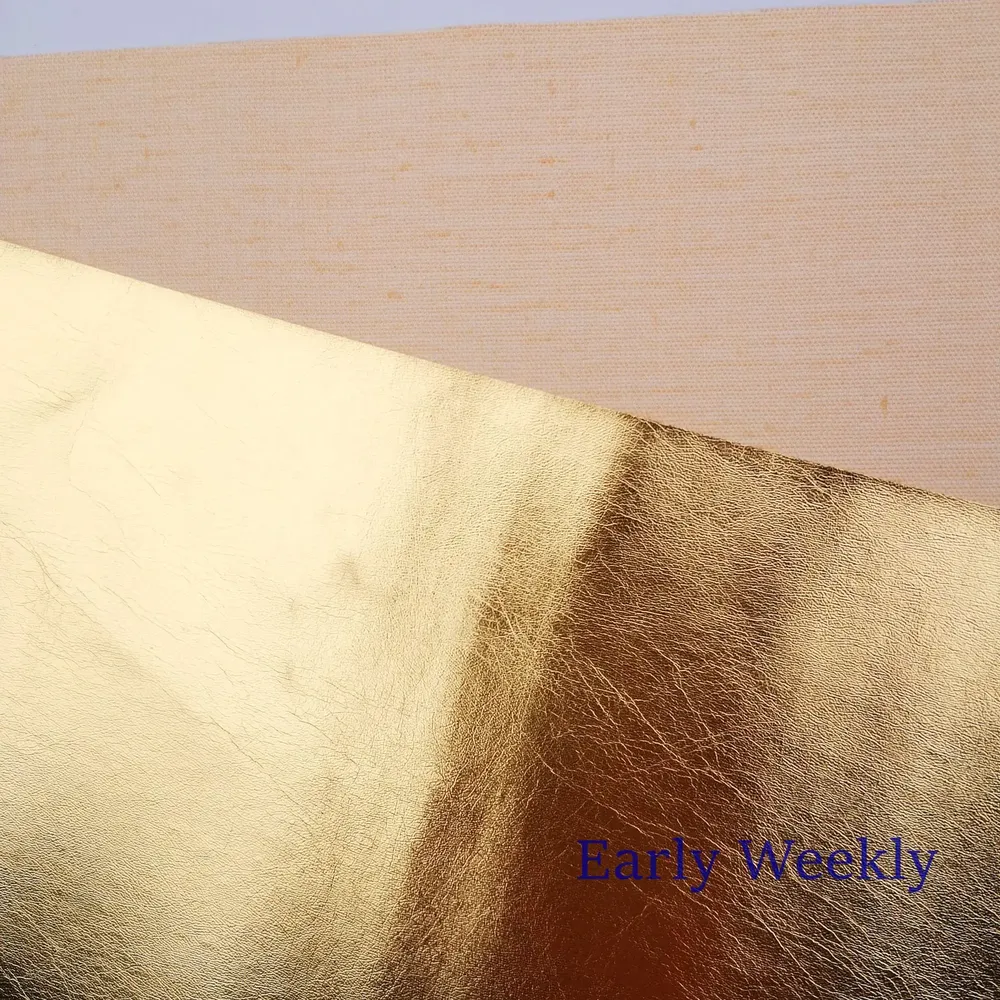 PU Leder Stoff Metallic Glanz Nähen Cosplay Ohrringe