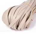 PU Lederband bunt 4 bis 15 mm 5 Meter für DIY Schlüsselanhänger – Farbe cream