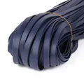 PU Lederband bunt 4 bis 15 mm 5 Meter für DIY Schlüsselanhänger – Farbe navy