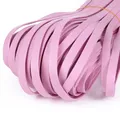 PU Lederband bunt 4 bis 15 mm 5 Meter für DIY Schlüsselanhänger – Farbe pink