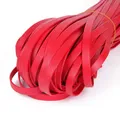 PU Lederband bunt 4 bis 15 mm 5 Meter für DIY Schlüsselanhänger – Farbe red