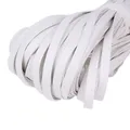 PU Lederband bunt 4 bis 15 mm 5 Meter für DIY Schlüsselanhänger – Farbe white