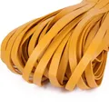 PU Lederband bunt 4 bis 15 mm 5 Meter für DIY Schlüsselanhänger – Farbe yellow