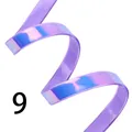 PU Lederband flach 12 mm breit geflochten für Schmuck – Farbe Braun (9)