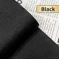 Reparaturflicken für Leder 30x138cm bis 55x138cm selbstklebend – Farbe Black