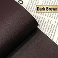 Reparaturflicken für Leder 30x138cm bis 55x138cm selbstklebend – Farbe Dark Brown