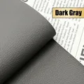Reparaturflicken für Leder 30x138cm bis 55x138cm selbstklebend – Farbe Dark Gray
